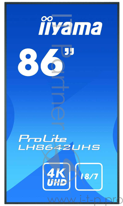Монитор 85.6 Iiyama Широкоформатный дисплей (LFD) 16:9 3840x2160(4K UHD) IPS