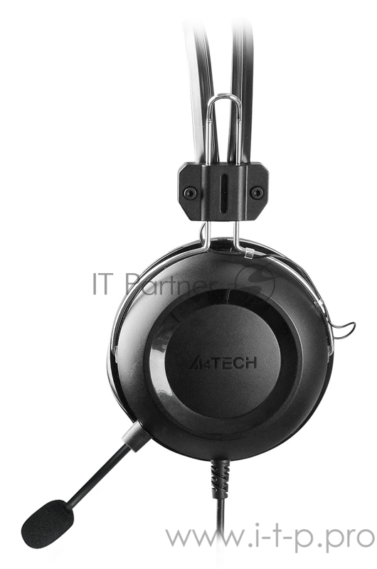 Наушники с микрофоном A4 HU-35 черный 2м накладные USB оголовье