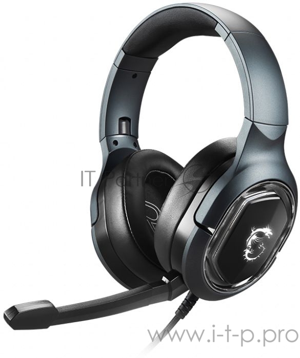 Наушники с микрофоном MSI Immerse GH50 черный 2.2м накладные USB оголовье (S37-0400020-SV1)