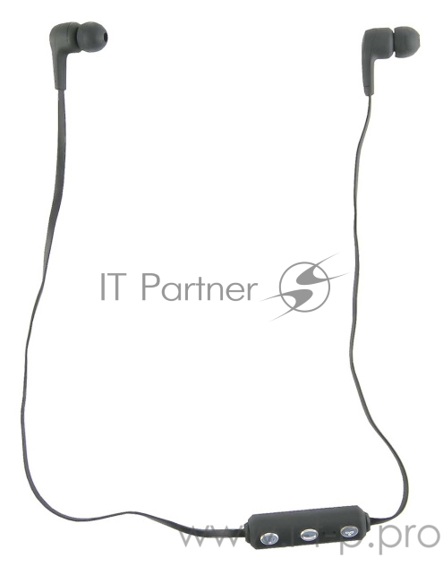 Гарнитура вкладыши Redline BHS-03 черный беспроводные bluetooth (в ушной раковине)