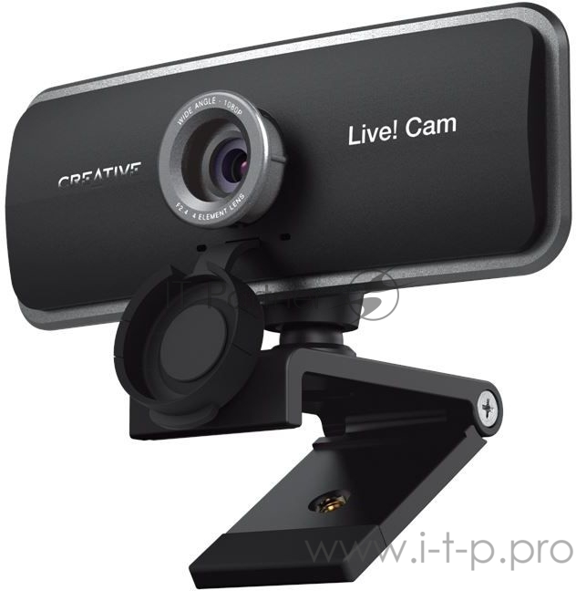 Камера Web Creative Live! Cam SYNC 1080P черный 2Mpix USB2.0 с микрофоном