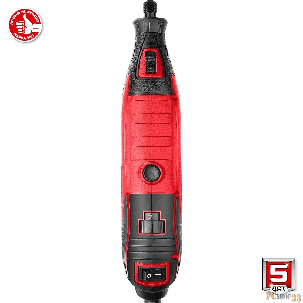 Гравер электрический, ЗУБР ЗГ-160 КН41, 220В, 160 Вт, 3.2 мм, 15000-35000 об/мин, набор насадок, цанг и державок, гибкий вал, штатив, 41 предмет, кейс