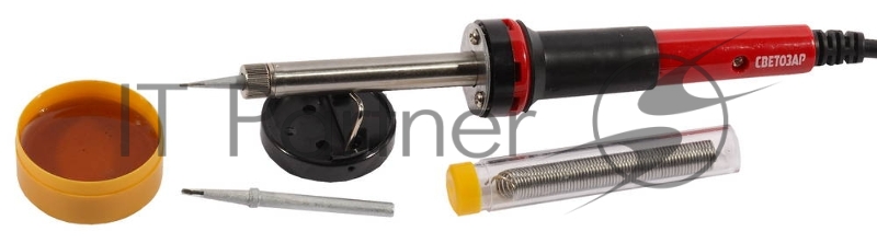 Паяльник STAYER 55312-40-H5 набор 55300 подставка припой жало сменное канифоль 40Вт