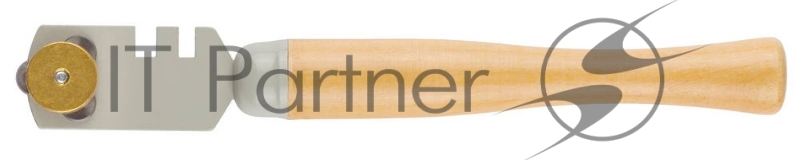 Стеклорез STAYER MASTER, деревянная ручка, 3 ролика