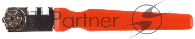 Стеклорез ЗУБР МАСТЕР, пластиковая ручка, 6 роликов