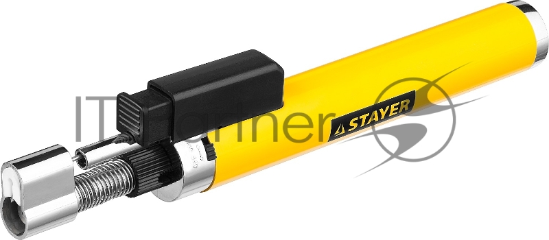 Газовая горелка-карандаш MaxTerm, STAYER MASTER 55560, с пьезоподжигом, регулировка пламени, 1100С