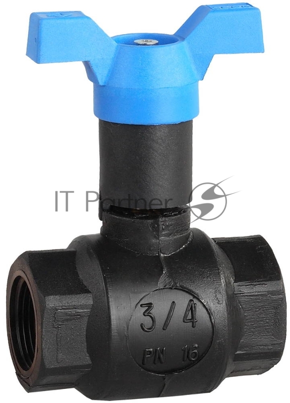 Кран шаровой ЗУБР полнопроходной мама-мама, бабочка, морозоуст корпус, 3/4