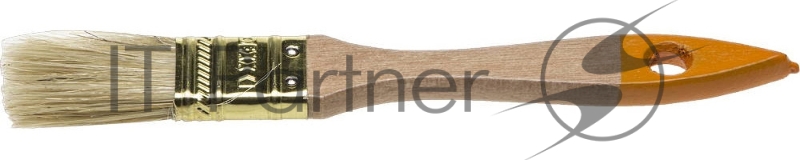 Кисть флейцевая DEXX, деревянная ручка, натуральная щетина, индивидуальная упаковка, 25мм