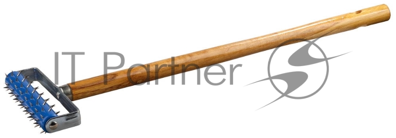 Валик игольчатый STAYER для гипсокартона в сборе, металлические иглы, ручка 500мм, 32х150мм