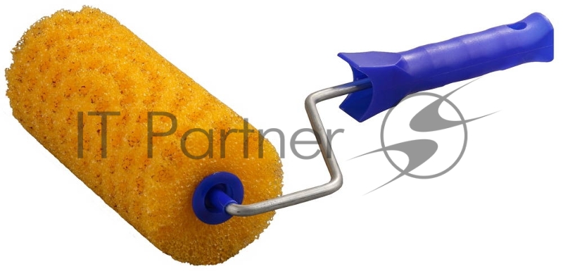 Валик СТРУКТУРНЫЙ ПОРОЛОН В ГОРОШЕК малярный в сборе, бюгель 6мм, 80x180мм, STAYER Profi