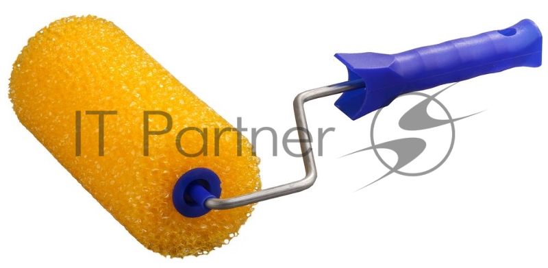 Валик СТРУКТУРНЫЙ ПОРОЛОН малярный в сборе, бюгель 6мм, 80x180мм, STAYER Profi