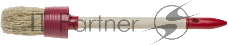Кисть круглая STAYER MASTER, светлая натурал. щетина, пластм. корпус, деревян. ручка, №8 x 35мм