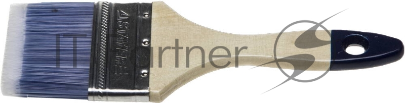 Кисть плоская STAYER AQUA-STANDARD, искусственная щетина, деревянная ручка, 75мм