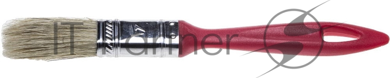 Кисть плоская STAYER UNIVERSAL-EURO, светлая натуральная щетина, пластмассовая ручка, 20мм