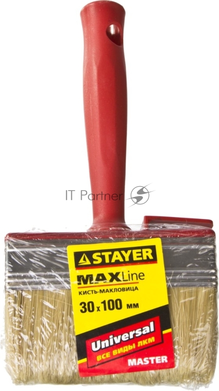Макловица STAYER MASTER UNIVERSAL, светлая щетина, пластмассовый корпус, 3х10см