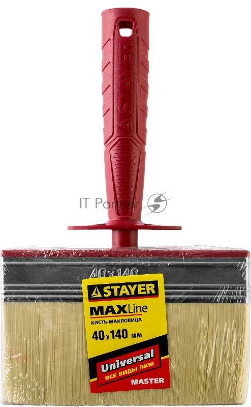 Макловица STAYER MASTER UNIVERSAL, светлая щетина, пластмассовый корпус, 4х14см