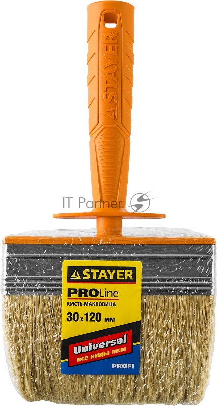 Макловица STAYER PROFESSIONAL UNIVERSAL, натуральная светлая щетина, пластмассовый корпус, 30х120мм