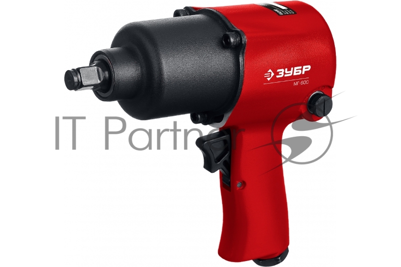 Ударный пневматический гайковерт, 1/2, 600 Нм ЗУБР МГ-600