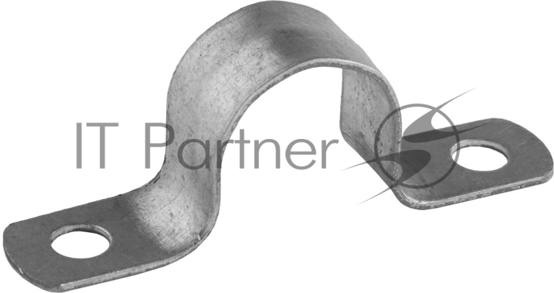 Скобы СВЕТОЗАР металлические D19мм, двухлапковые, для крепления металлорукава d=15мм, 100шт