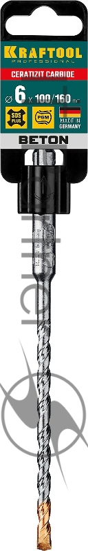 Бур KRAFTOOL SDS-plus 6 х 160 мм