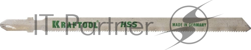 Полотна KRAFTOOL, T318A, для эл/лобзика, HSS, по металлу (1-3мм), EU-хвост., шаг 1,2мм, 110мм, 2шт