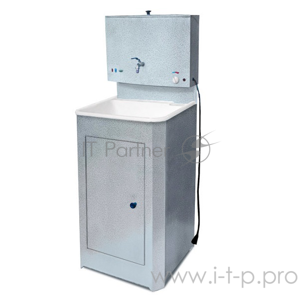 Умывальник Акватекс (бак антикорроз. с ЭВН+мойка пластм.) серебро