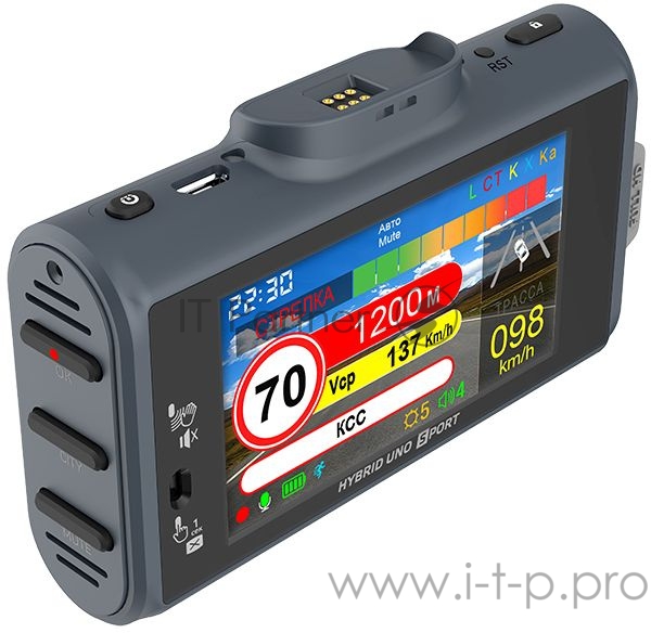 Видеорегистратор с радар-детектором Silverstone F1 HYBRID UNO SPORT GPS