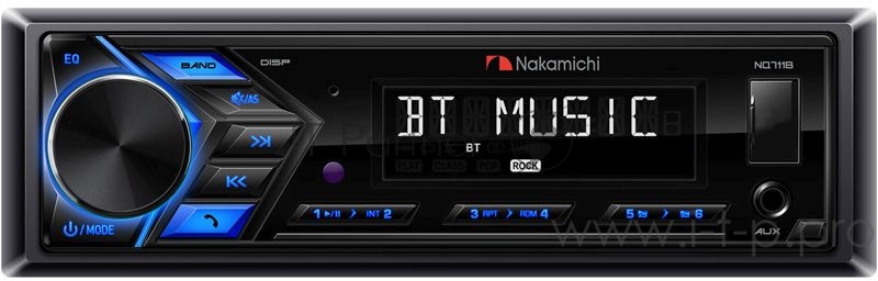 Автомагнитола Nakamichi NAK-NQ711B 1DIN 4x50Вт