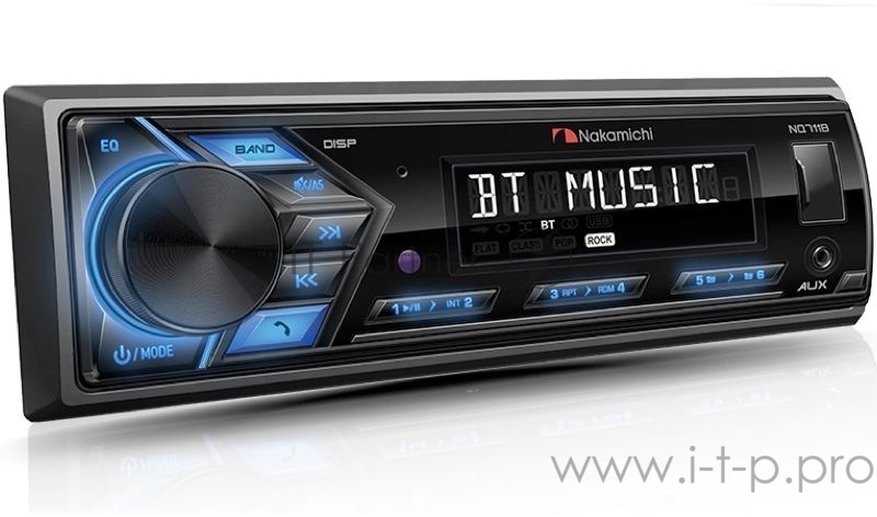 Автомагнитола Nakamichi NAK-NQ711B 1DIN 4x50Вт