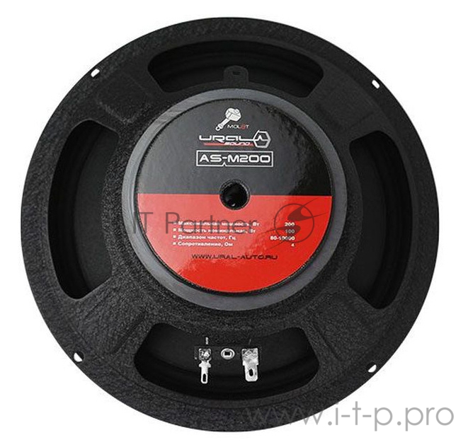 Колонки автомобильные Ural MOLOT AS-M200 (без решетки) 200Вт 94дБ 4Ом 13 см (5.25 дюйм.) (ком.:2кол.) широкополосные однополосные
