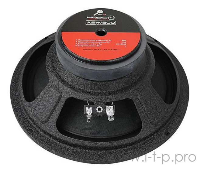 Колонки автомобильные Ural MOLOT AS-M200 (без решетки) 200Вт 94дБ 4Ом 13 см (5.25 дюйм.) (ком.:2кол.) широкополосные однополосные
