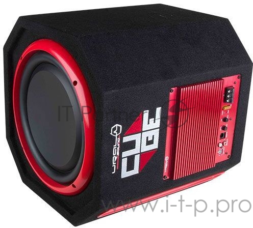 Сабвуфер автомобильный Ural AS-D12.A CUBE 300Вт активный (30см/12)