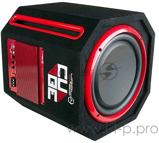 Сабвуфер автомобильный Ural AS-D12.A CUBE 300Вт активный (30см/12)