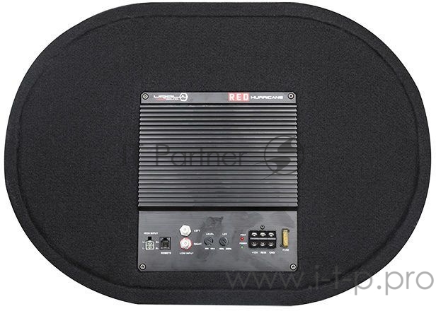 Сабвуфер автомобильный Ural AS-D12.A RED HURRICANE 300Вт активный (30см/12)