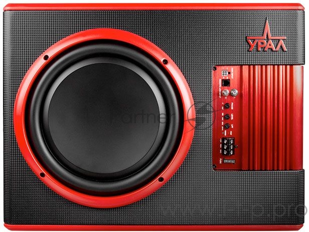 Сабвуфер автомобильный Ural АС-У12А 300Вт активный (30см/12)