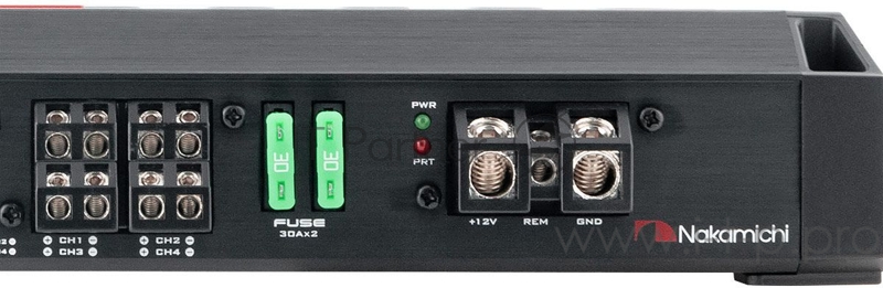 Усилитель автомобильный Nakamichi NAK-NGXA80.4 четырехканальный