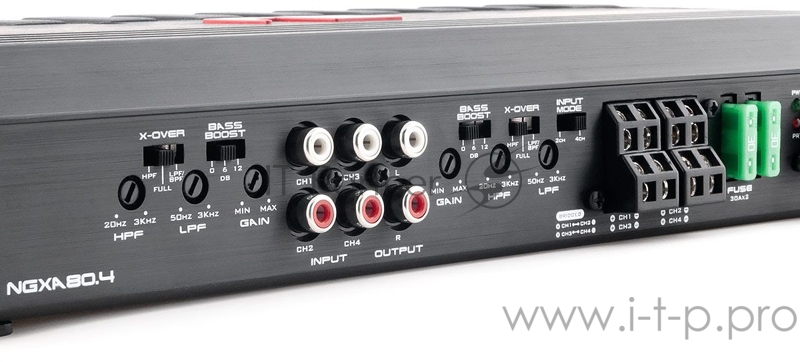 Усилитель автомобильный Nakamichi NAK-NGXA80.4 четырехканальный
