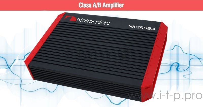 Усилитель автомобильный Nakamichi NAK-NKSA60.4 четырехканальный
