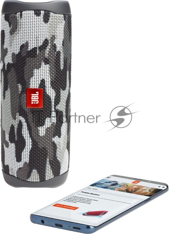 Колонка порт. JBL Flip 5 камуфляж 20W 1.0 BT (JBLFLIP5BCAMO)