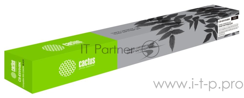Картридж лазерный Cactus CS-EXV54BK черный (15500стр.) для Canon ImageRunner C3025 MFP/ C3025i MFP