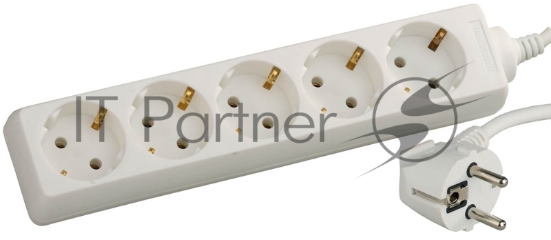 Удлинитель СВЕТОЗАР электрический с заземлением, евро, 5 гнезд, 2м