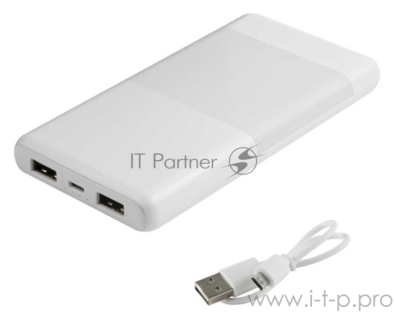 Мобильный аккумулятор Redline RP-21 Li-Pol 10000mAh 2.1A белый