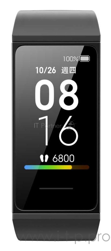 Фитнес-трекер Xiaomi Mi Band 4С HMSH01GE AMOLED корп.:черный рем.:черный (MGW4064GL)