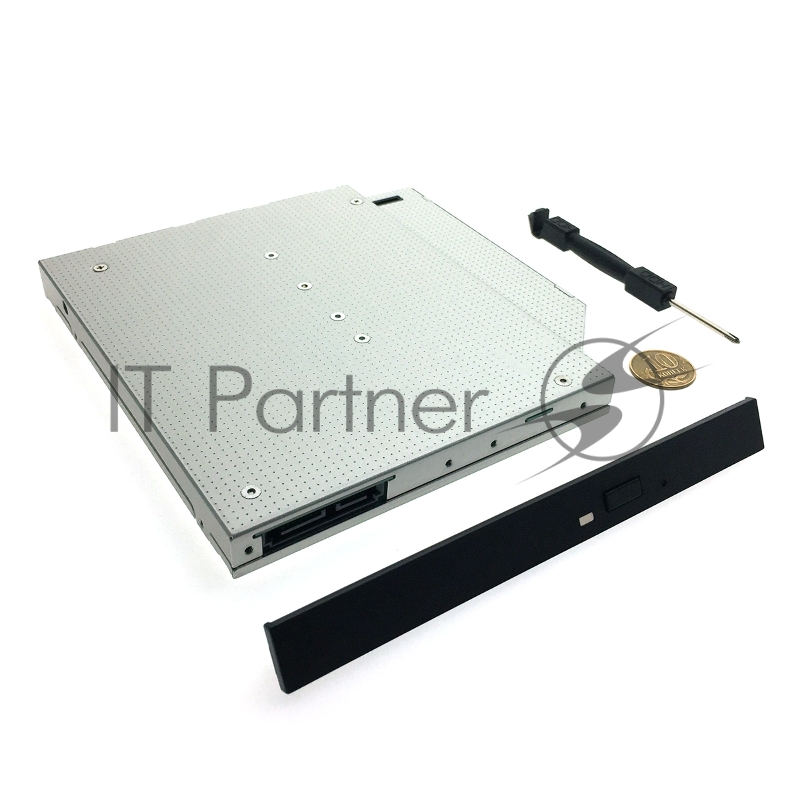 Адаптер оптибей Espada 12M2 (optibay, hdd caddy) NGFF (M.2) SSD to miniSATA 12,7мм для подключения SSD NGFF к ноутбуку вместо DVD