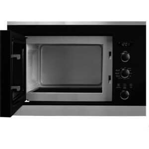 Встраиваемые микроволновые печи Weissgauff 39х59.2х38.2 см, 900 Вт, 25 л, 5 уровней мощности, 12 функций+автоменю на 11 программ, дисплей, таймер, без поворотного стола, черная
