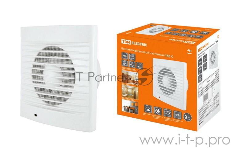 Вентилятор бытовой настенный 150 С | SQ1807-0003 | TDM