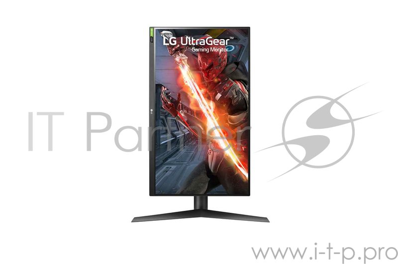 Монитор 27 LG LCD 16:9 1920х1080(FHD) IPS, nonGLARE, 400cd/m2, H178°/V178°, 1000:1, 16.7M Color, 1ms, 2xHDMI, DP, USB-Hub, Pivot, Tilt, Audio out, 2Y, Black