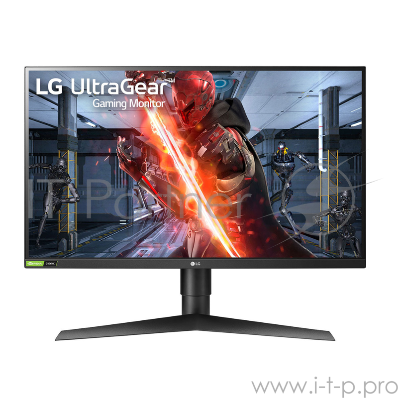 Монитор 27 LG LCD 16:9 1920х1080(FHD) IPS, nonGLARE, 400cd/m2, H178°/V178°, 1000:1, 16.7M Color, 1ms, 2xHDMI, DP, USB-Hub, Pivot, Tilt, Audio out, 2Y, Black