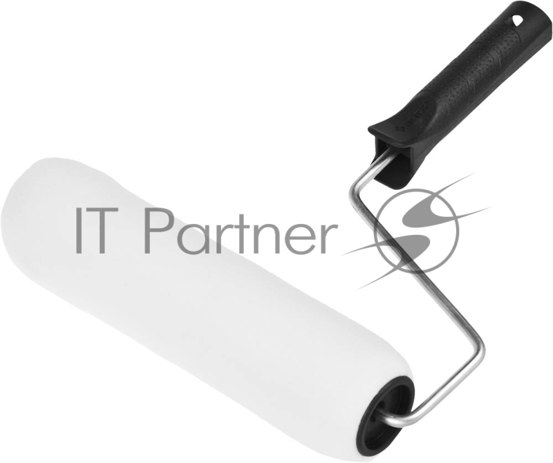 Валик малярный ПОРОЛОН, 90 мм, d=62 мм, ручка d=6 мм, ЗУБР Стандарт