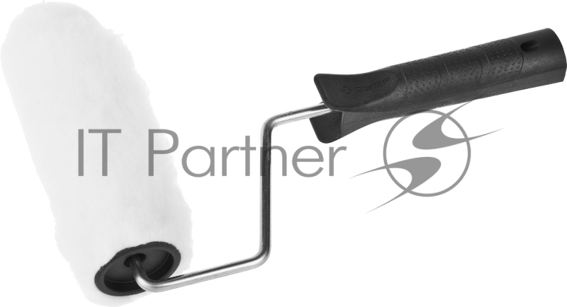 Валик малярный РАДУГА, 150 мм, d=40 мм, ворс 14 мм, ручка d=6 мм, ЗУБР Стандарт